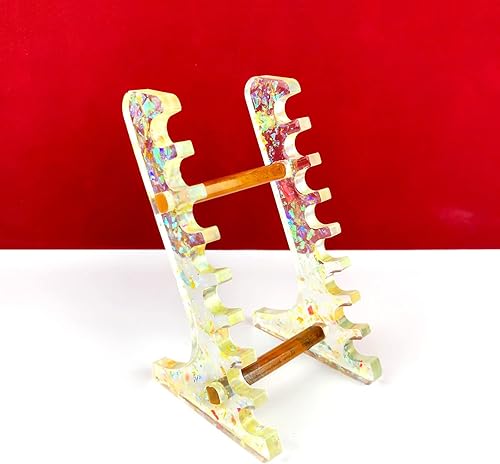 Miniatura 9 de Surakey Soporte para bolígrafo de resina, molde de silicona de epoxi blanco, molde de fundición hecho a mano para bolígrafo, soporte para pinceles