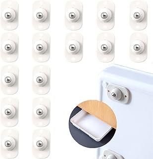 16 PCS Self Adhesive Castor Wheels,Small Castor Wheels Mini Swivel Casters Wheels Stick On Castors Pulley Rollers for Small Furniture Trash Can Box