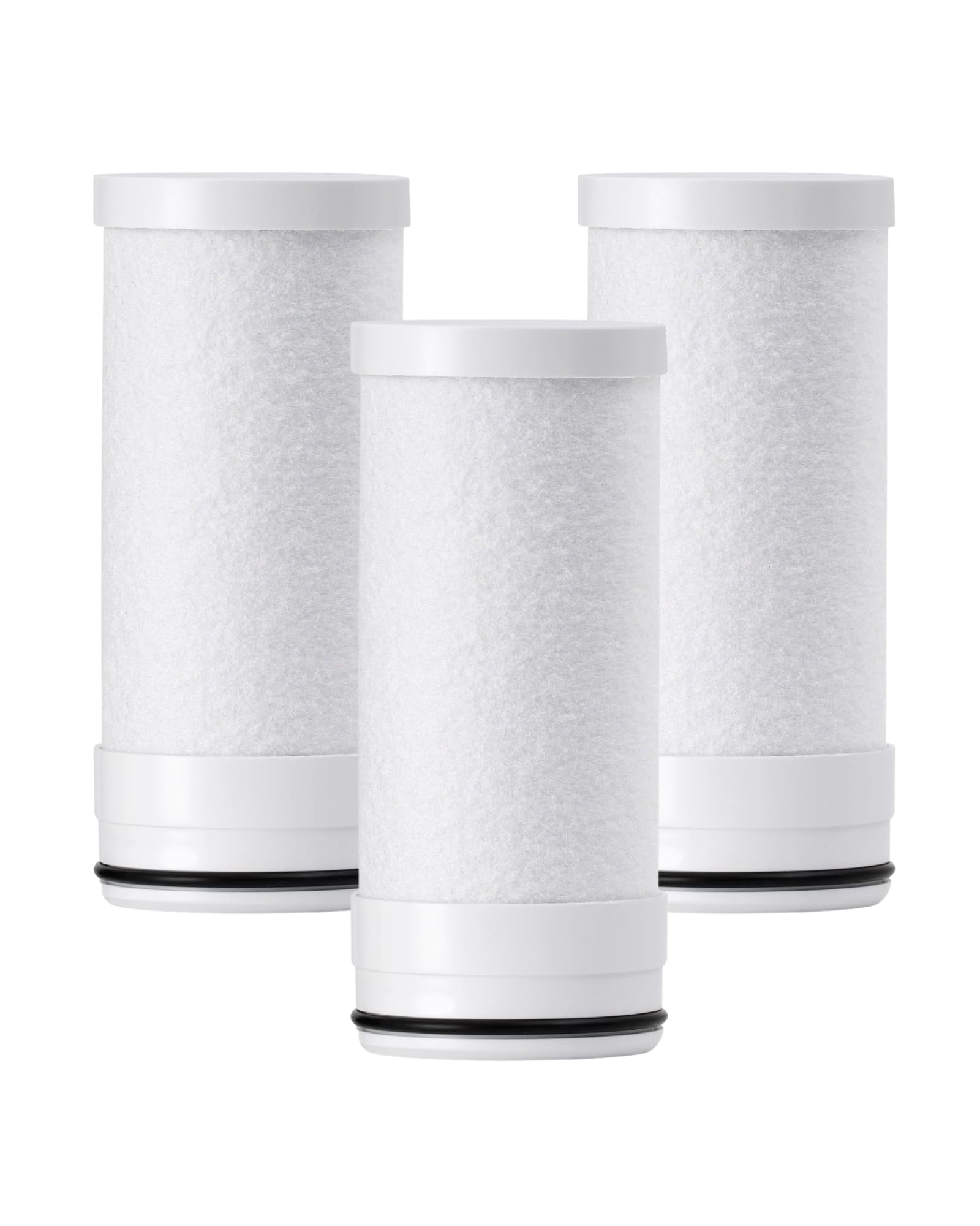 Waterdrop WD-FF-03A Faucet Replacement Filter, Carbon Block Filter Fits WD-FC-01, WD-FC-02, WD-FC-06, Reduces Chlorine, Heavy Metals and Bad Taste, Pack of 3