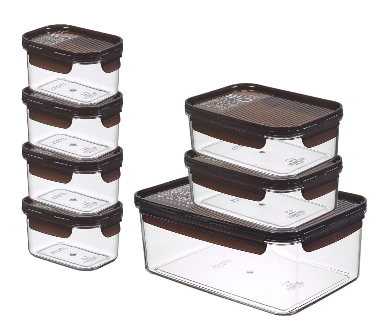 Boîte De Conservation Lock&Lock HPL817RCL 1 L - Sans BPA, Lavable Au Lave-vaisselle Et Congélable - Couleurs Variées