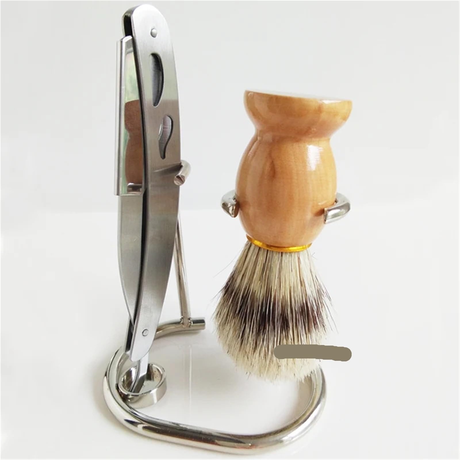 Soporte for cepillo, tazón, taza, herramienta de aseo for hombre, juego afeitado, soporte for maquinilla afeitar y barba