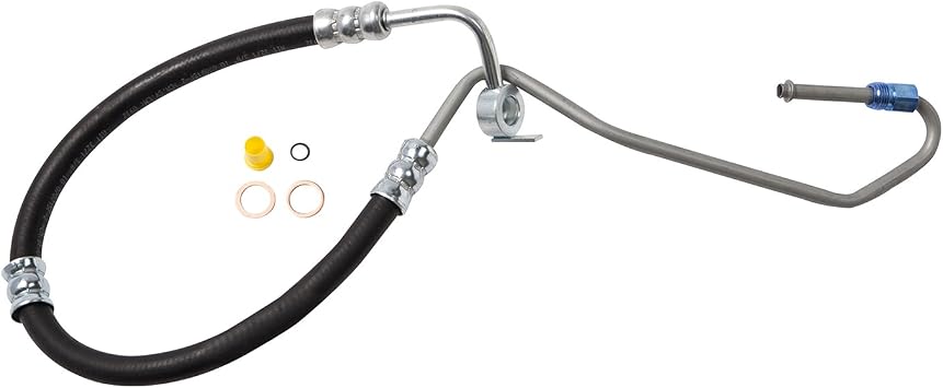 Edelmann 92019 Power Steering Pressure Hose, Black
