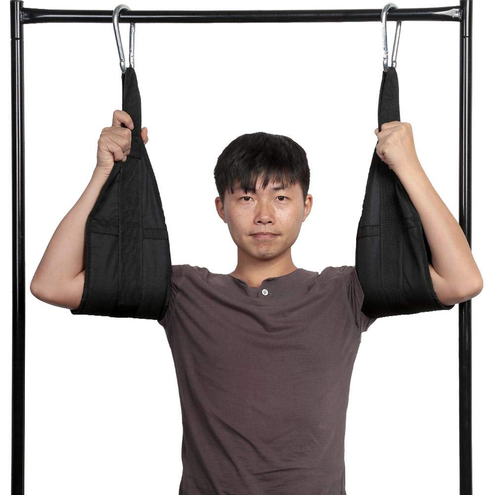 Correas abdominales, 1 par AB Straps Sling Suspension Correas Suspensión Muscle Abdominales Barra de Entrenamiento Montadas Correas de Ejercicio con Anillas