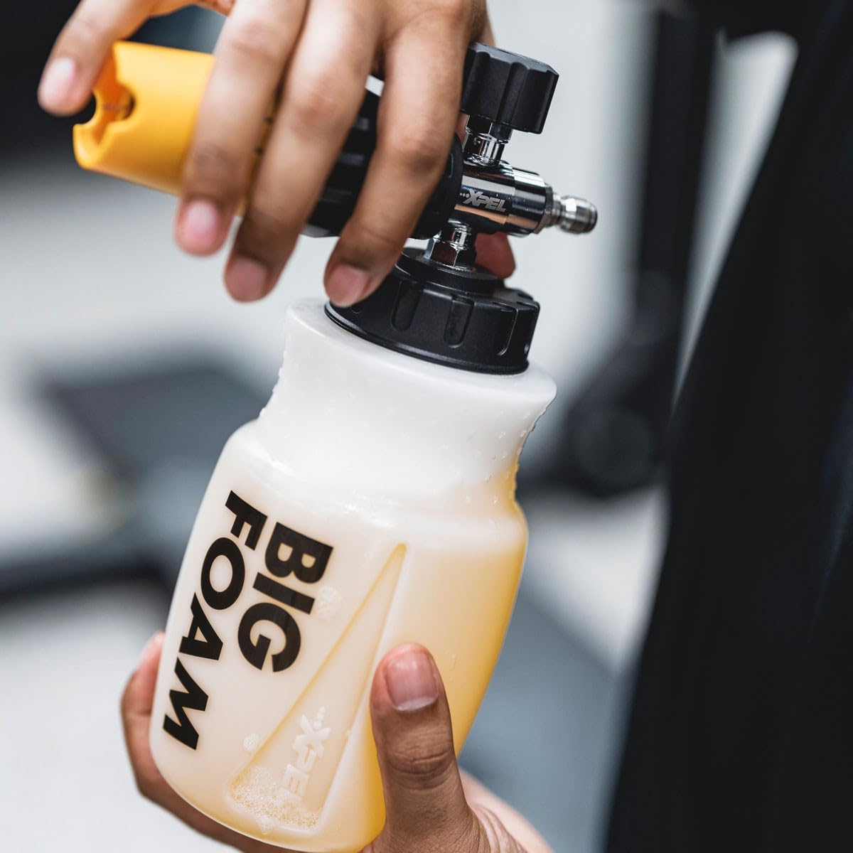 XPEL Big Foam Premium Foam Cannon - Eco-Friendly Efficient Car Detailing - Safe for Paint, Wax, Clear Coat, and Ceramic Coatings, Compatible with XPEL Foam Soap