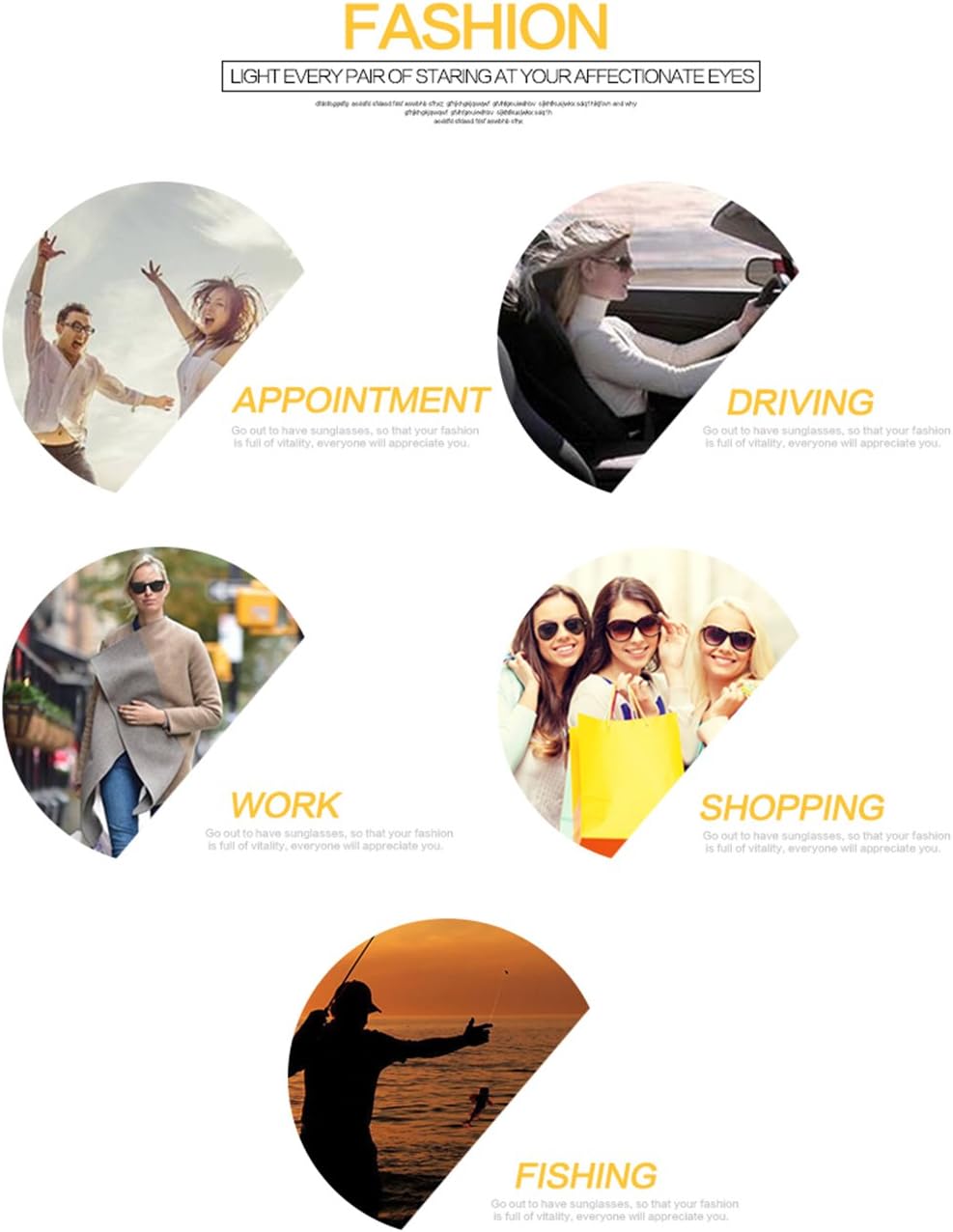 Round Mirrored Sunglasses For Women & Men – Polarized Oversized Circle Frames, Metal Build - View #9