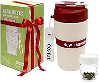 Vista 10 de Taza mezcladora giratoria con aislamiento automático automático y recargable - Taza de viaje USB para café/té/chocolate caliente/leche - 12.9 oz Gris