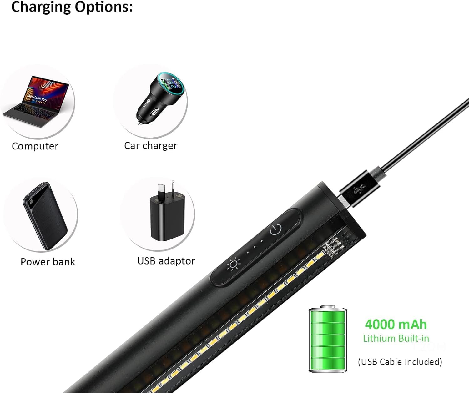 VIGMOJ Lampe D'image Sans Fil Alimentée Par Batterie,peinture Rechargeable Avec Télécommande, Lampe D'affichage De Lampe D'art En Métal,dart Dimmable Avec Minuterie, Pour Cadre Photo