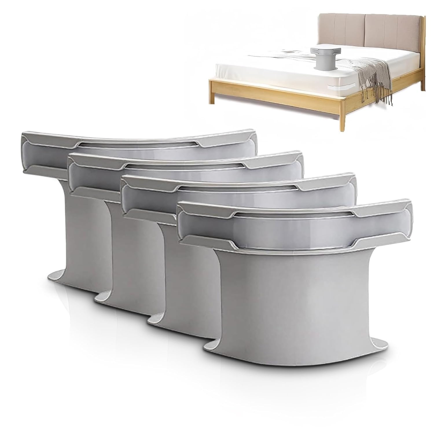Lock Sheet Holders - 4Pcs Heavy Duty Bed Sheet Straps Keep Sheets Firm & Tight, No More Loose Sheets - Fits Any Size Mattress - White-image-34