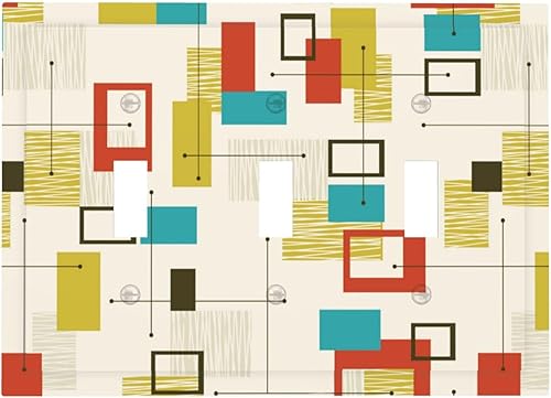 Miniatura 139 de 70s Retro Sun 1 Gang Outlet Covers Dúplex Receptáculo Hippie Hongo Placa de pared Decorativa Boho Sol Sunrise placa frontal Placa de interruptor