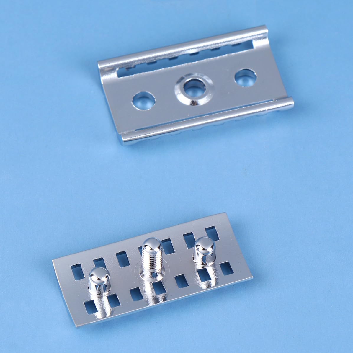 Universal Shaver Head Metal Replacement for Men 2pcs Silver
