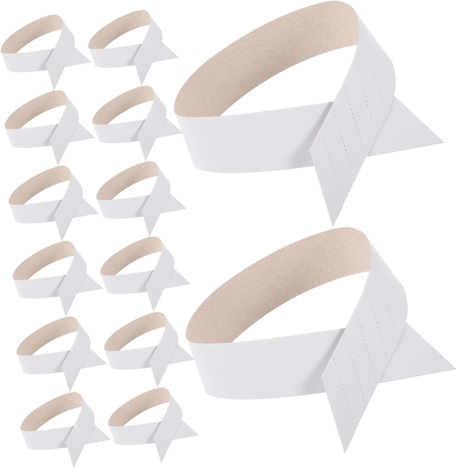 VALICLUD 100pcs Shirt Collar Support Paper Stays for Men’s Dress Shirts Collar Fixing Inserts for Formal Wear