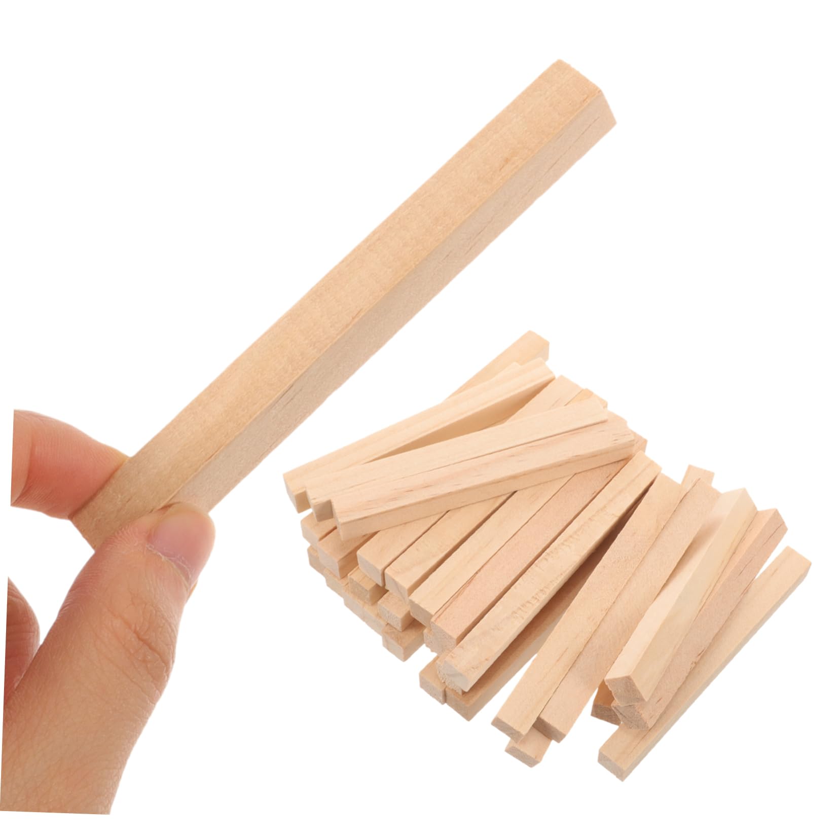 120stücke Holzstäbe Für Bastelprojekte Unvollendete Holz-dowel-rohlinge Für Diy Modellbau Dekoration Vielseitig Einsetzbar Langlebig