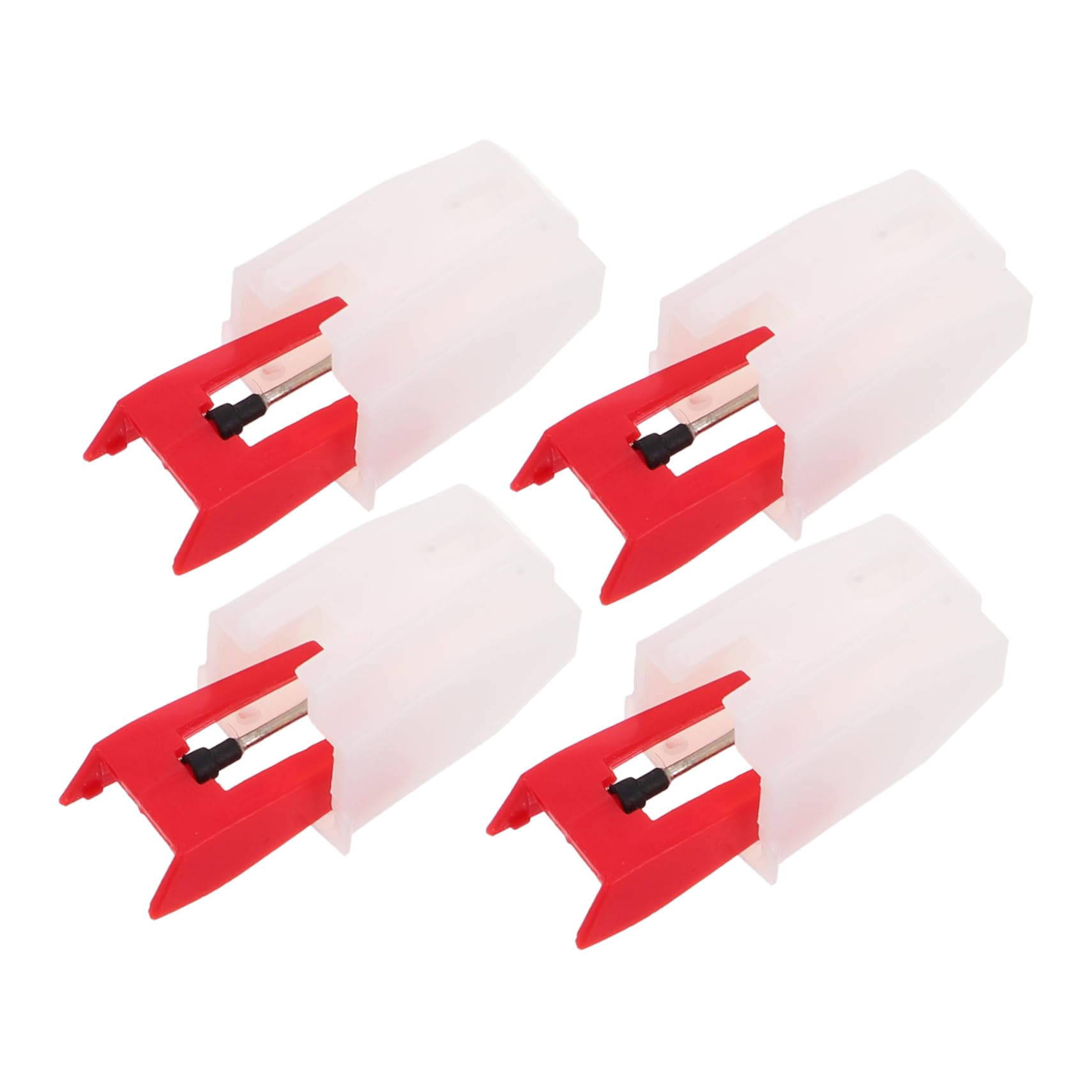 VANZACK 4-pack Vintage Turntable Needle Set Universal Replacement Stylus for Record Players for Vinyl Records