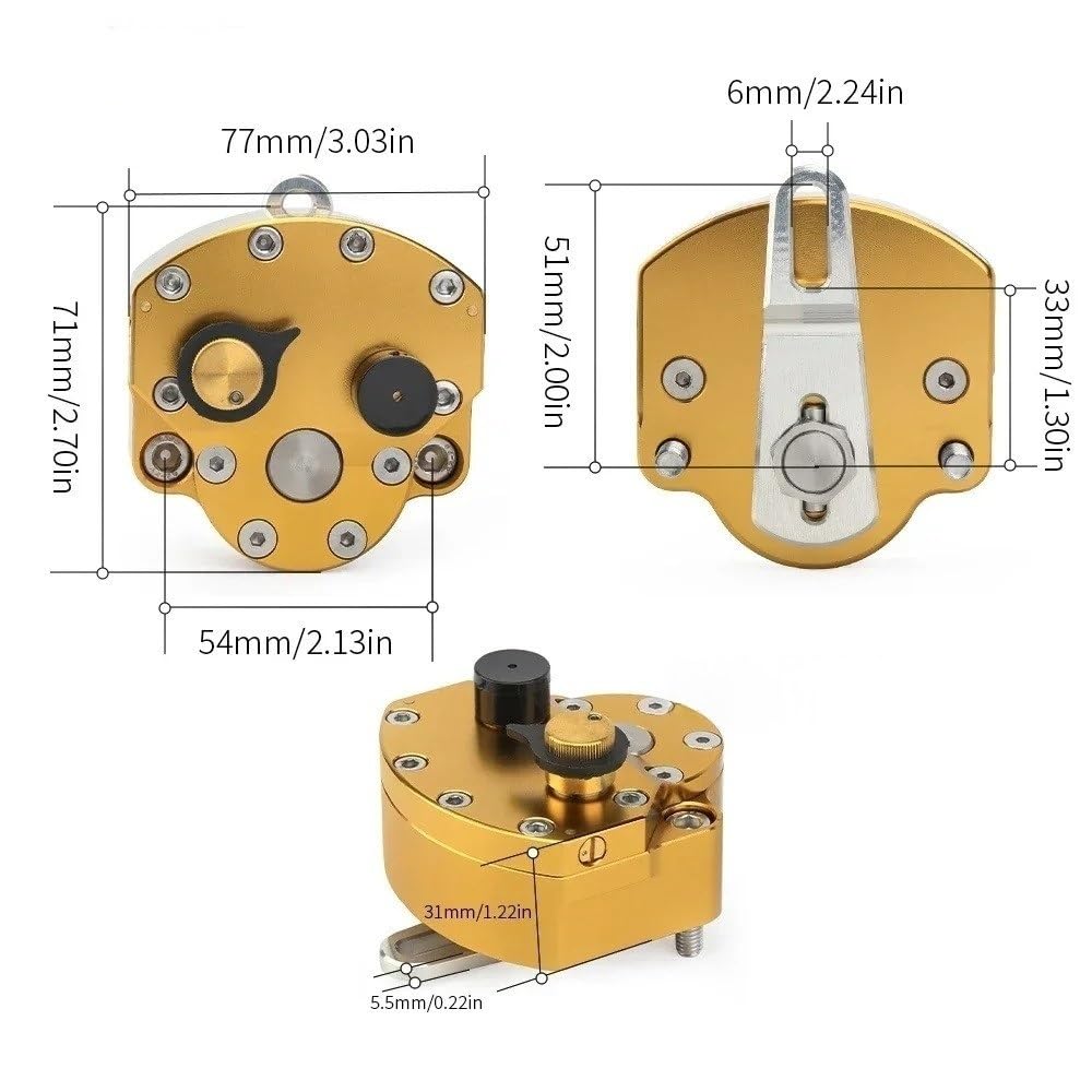 Direction Réglable Accessoires Moto Amortisseur Direction Stabilisateur Kit Chocs Contrôle Sécurité Marche Arrière Pour 450 Pour Rallye(YELLOW)