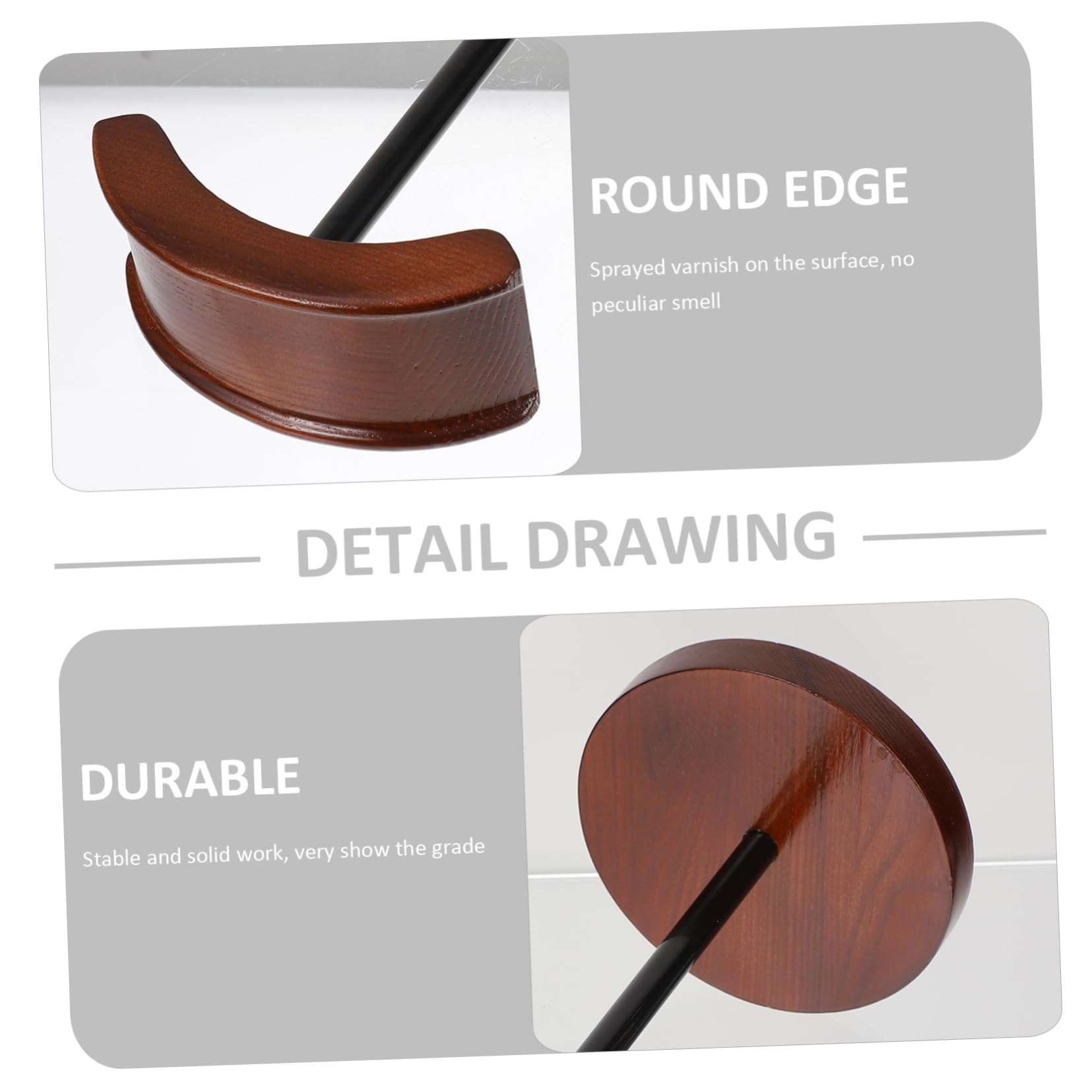 Veemoon Soporte para Auriculares Madera Maciza Percha para Auriculares Madera Percha para Soporte para para Juegos Colgador conectar