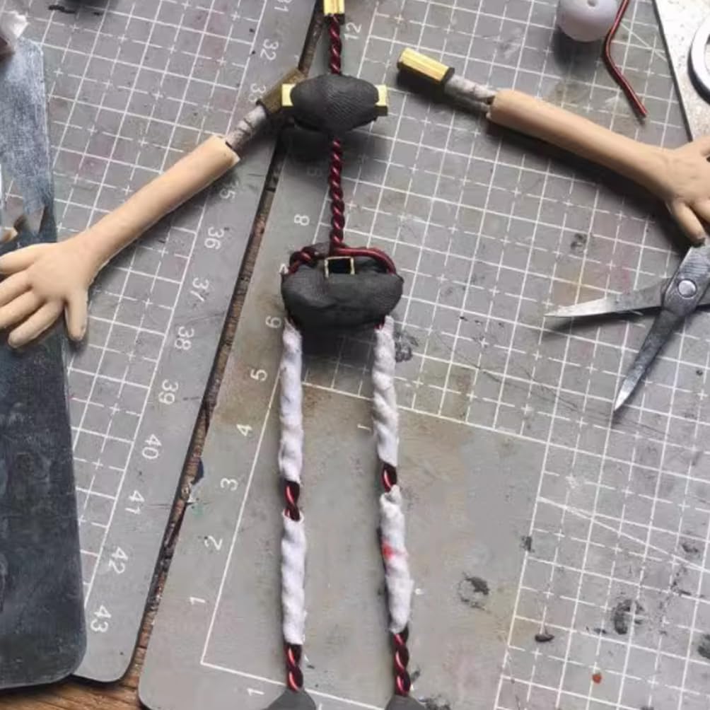Kit armatura Stop Motion in acciaio inossidabile per animazione fai da te, scheletri di piccole figure di burattini in metallo per figure di argilla e burattini