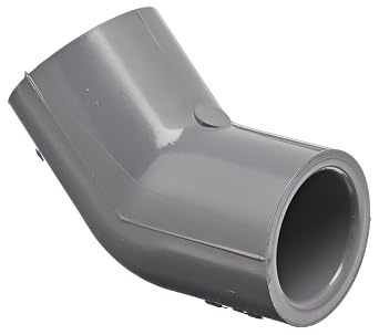 Spears 817-C Series CPVC Pipe Fitting, 45 Degree Elbow, Schedule 80, 1/2" Socket