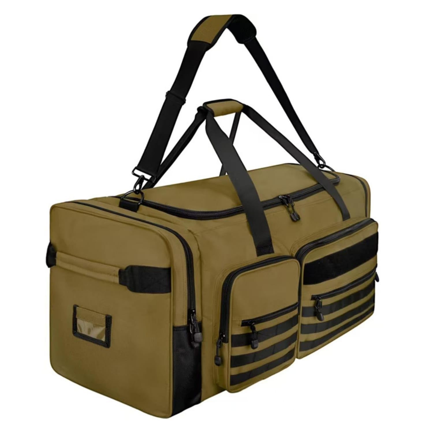 URJIX™ Waterproof Baseball Travel Bag Soft-Sided Sports Khaki | Convenient Carrying Safeguarding Khaki-picture-10