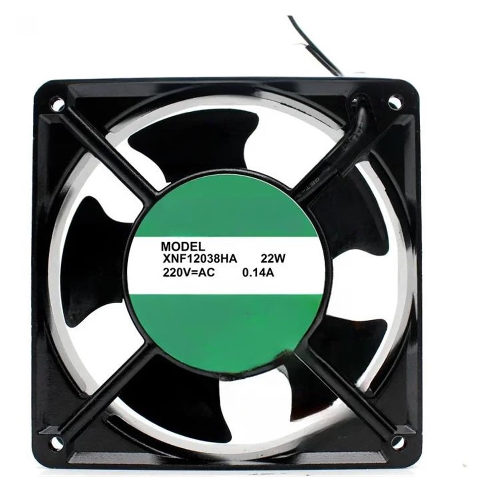 YMUGUEGH XNF12038HA AC 220V 380V 120x120x38mm 2-Wire Cooling Fan(220V)