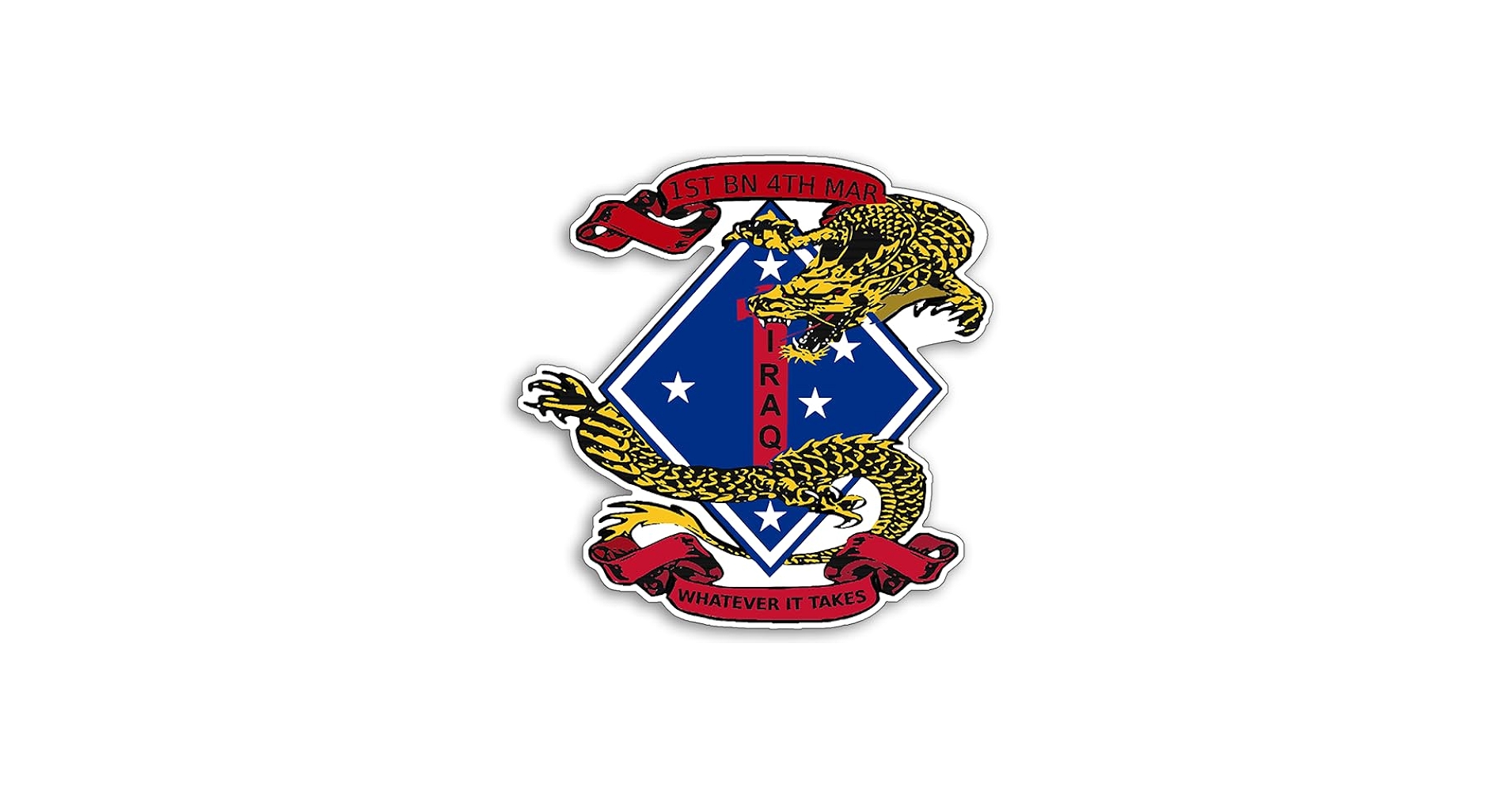 ダメージマークDAMAGE MARK \"ONE/FOUR\"(ワンフォー) 4th Tank Battalion USMC Patch Alpha Company Rough Riders