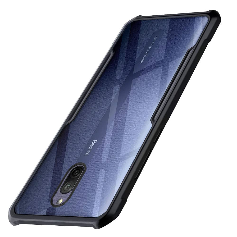 WOW Imagine Shock Proof Clear Back Case Mobile Cover for Xiaomi Mi Redmi 8A Dual | (Hard | Hybrid PC + TPU | Full Armour Device & Camera Protection | Black) (B09BR7D4QP) Amazon Price History, Amazon Price Tracker