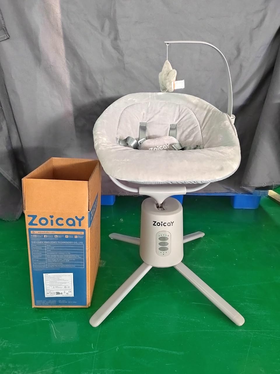 Seggiolino elettrico per bambini, con 3 modalità di oscillazione