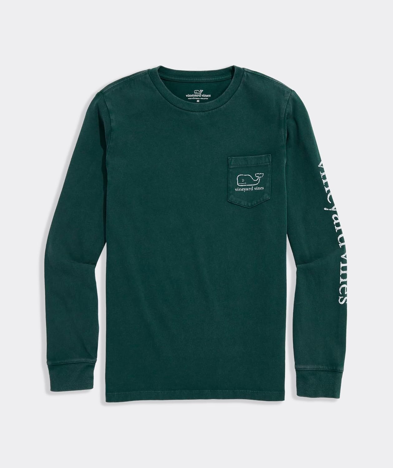 Vineyard Vines Boys Boys' Drift Dye Vintage Whale Long-Sleeve Garment Dye Pocket Tee - Image 2
