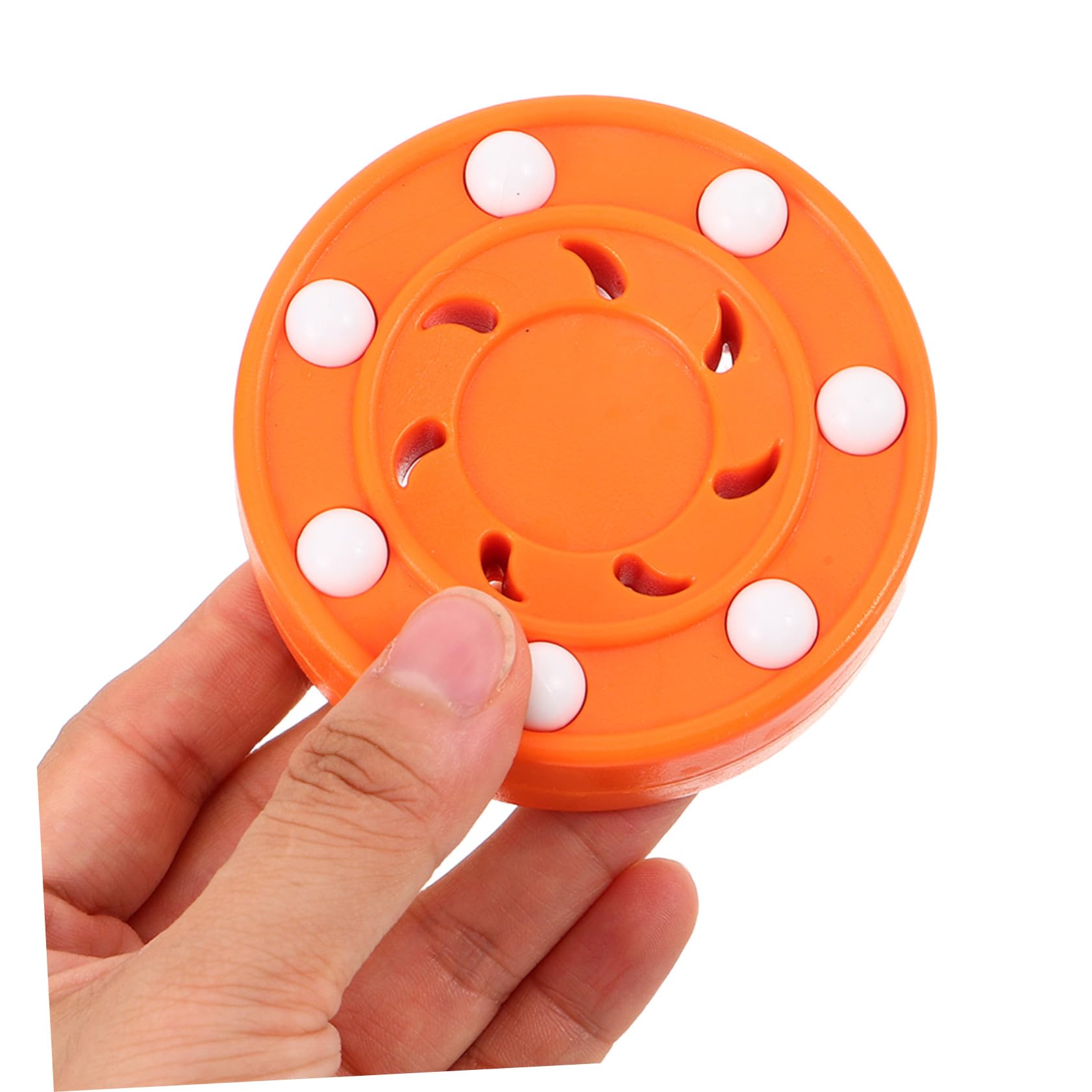 SUPVOX Dischi da Hockey su Pavimento 3 Pezzi in ABS con Peso Realistico per Allenamento Sportivo Indoor, Controllo Senza Sforzo, Adatti a Principianti e Ragazzo Ragazza