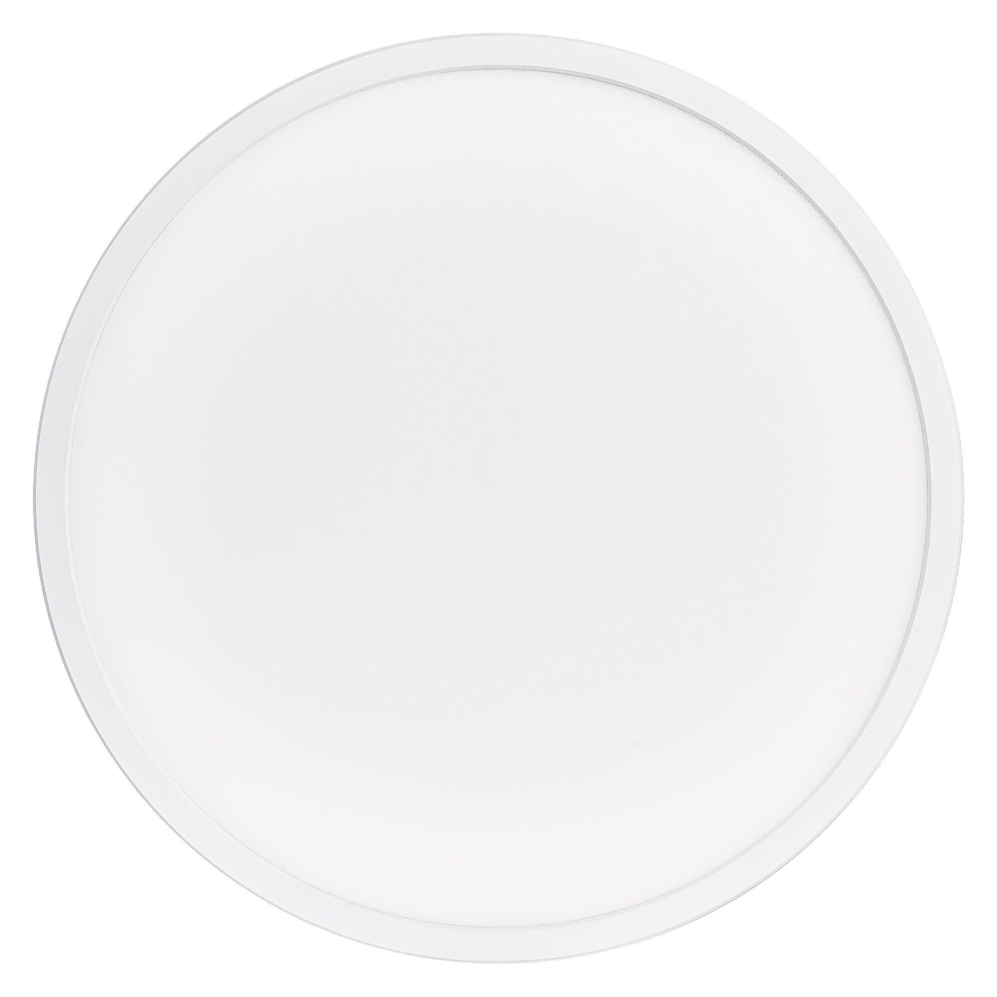 LEDVANCE ORBIS Ultra Slim Deckenleuchte 400mm, weiß, 22W, 2720lm, homogenes, warmweißes Licht (3000K) + Hintergrundlicht, dreistufige Dimmbarkeit über Wandschalter, ultraflach, Schutzklasse IP20
