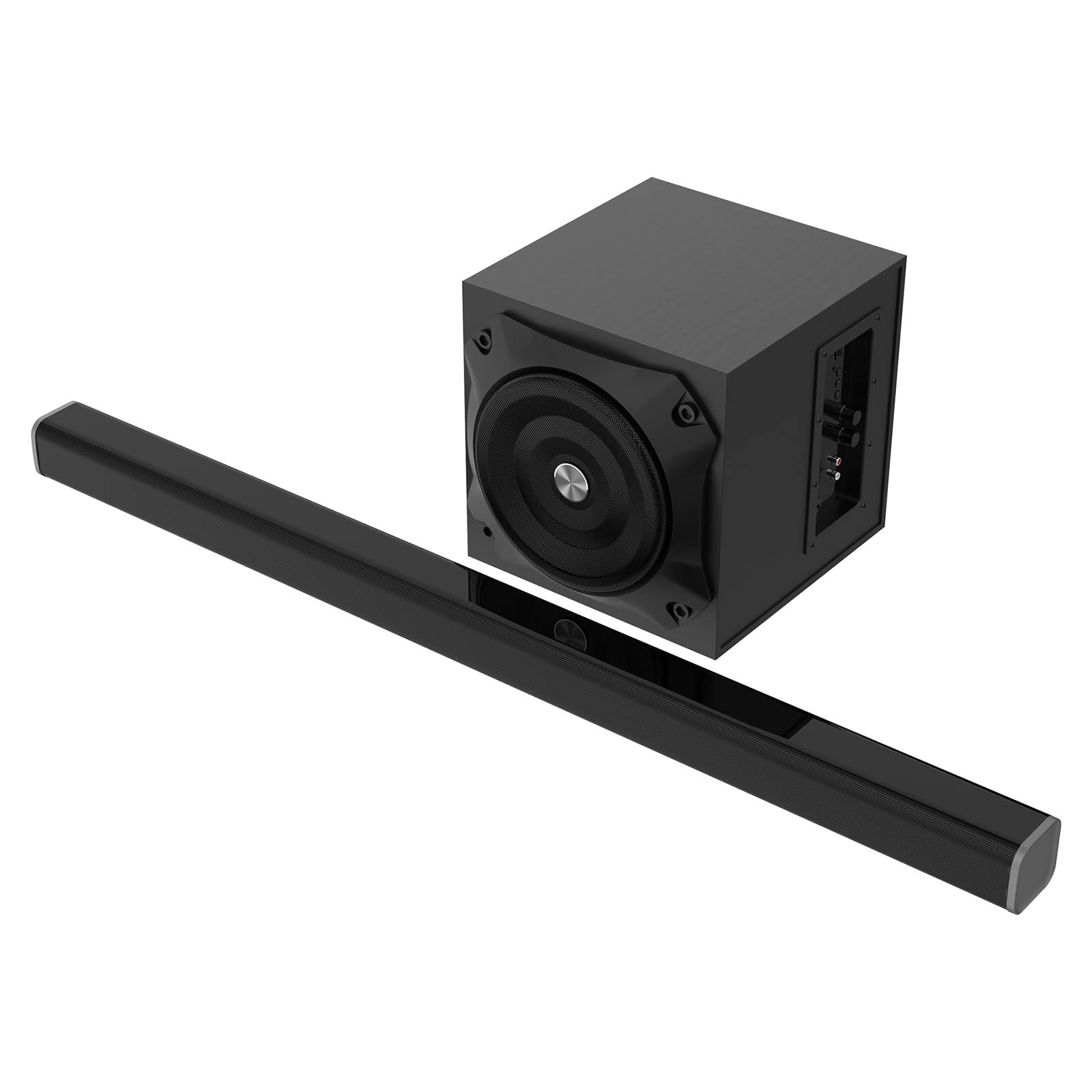 RSGK Altoparlante Soundbar TV con Subwoofer da 6,5 Pollici, Home Theater Altoparlante Bluetooth Wireless per TV, PC, Proiettore