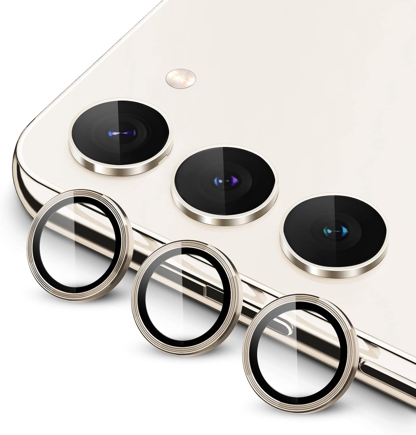 See full amazon price history chart for NPRC Camera Lens Protector For Samsung Galaxy S23 | Camera Lens Protector Tempered Glass Glossy Finish,Alloy Metal Camera Ring for Samsung Galaxy S23 (Gold) NPRC Camera Lens Protector For Samsung Galaxy S23 | Camera Lens Protector Tempered Glass Glossy Finish,Alloy Metal Camera Ring for Samsung Galaxy S23 (Gold) (B0D8WC431C) Amazon Price History, Amazon Price Tracker