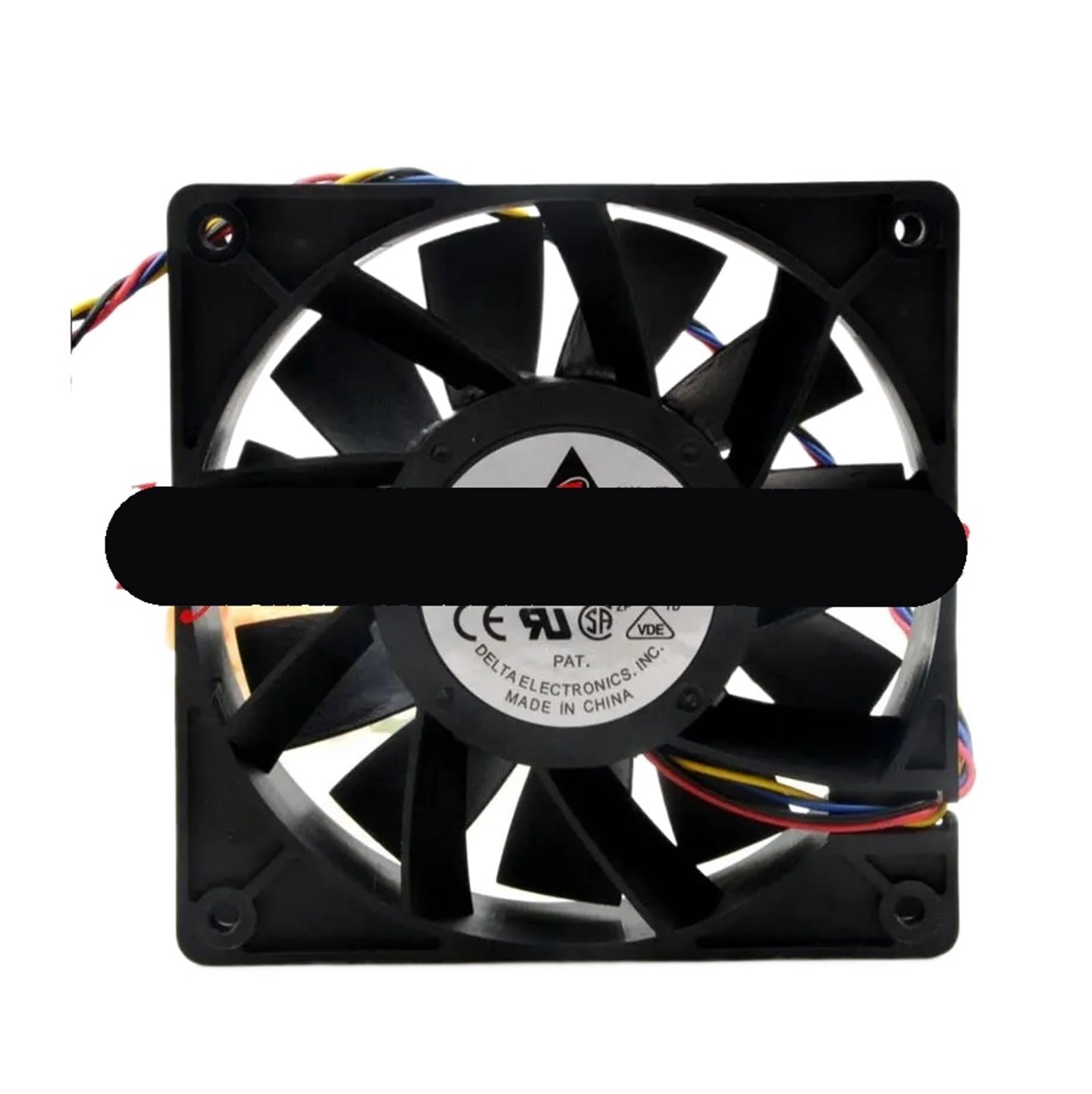 Ventilador PFC1212DE de 120x38mm con conexion de 12V y 4 cables para refrigeracion eficiente