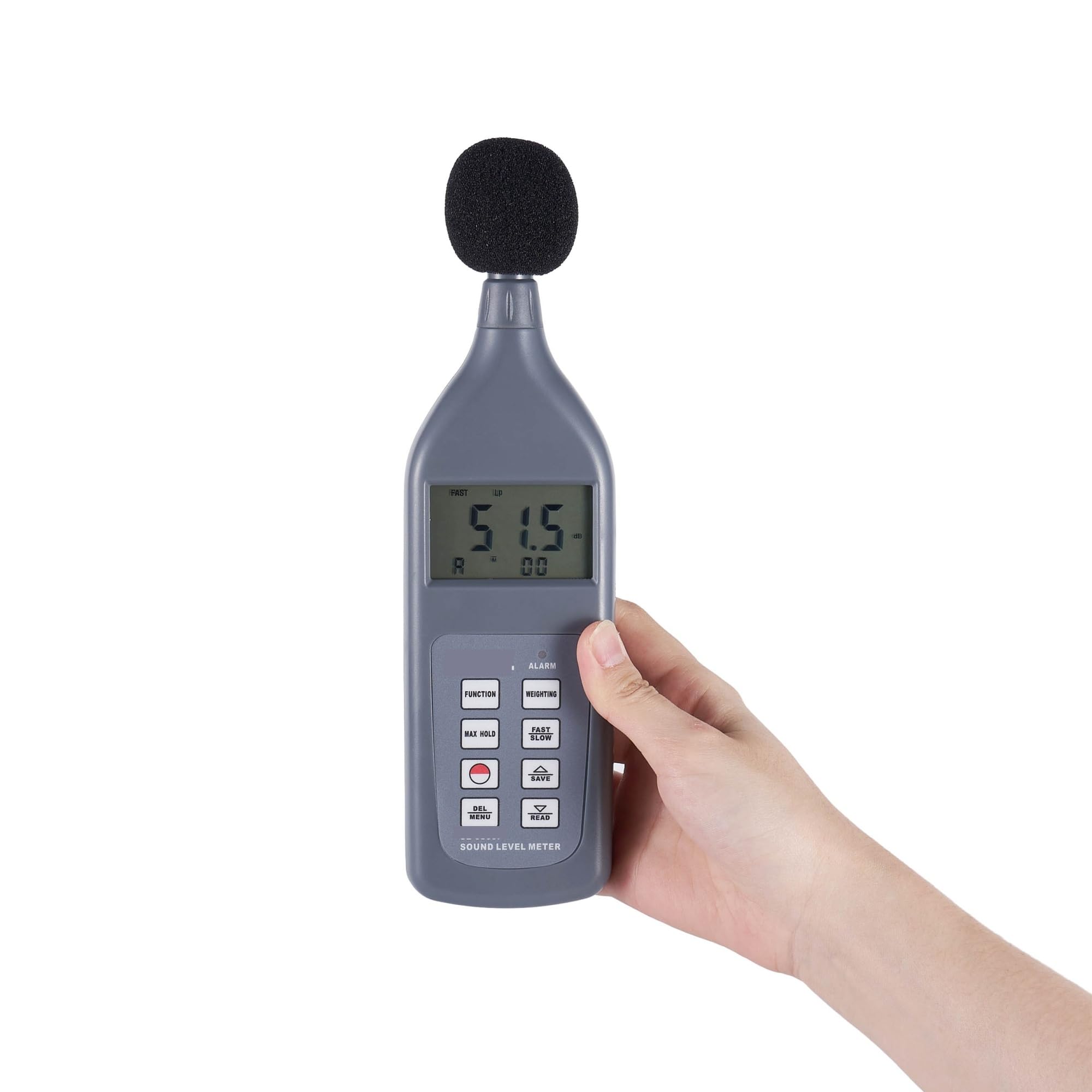 Miernik Decybeli, Miernik Decybeli Poziom Dźwięku Cyfrowy Tester Hałasu 30dB~130dB 20 Hz~12 500 Hz Lp Leq Lmax LN
