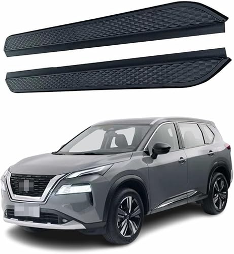Estribos laterales para Nissan X-TrailRogue 2022-2024, 2 pedales de barra, accesorios de coche