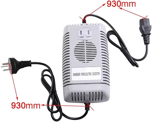 Miniatura 6 de Cargador de batería de plomo ácido sellado de 48V 2.5A Ebike Scooter eléctrico Bicicleta Go Kart (enchufe de EE. UU.)