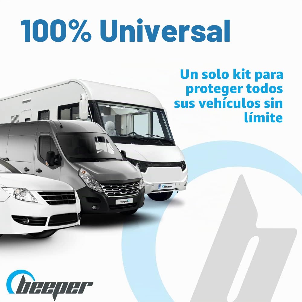BEEPER - Alarma Universal Auto, Coche, Cabriolet, Utilidad, Camping-Car XR5 (XR10 Universal)