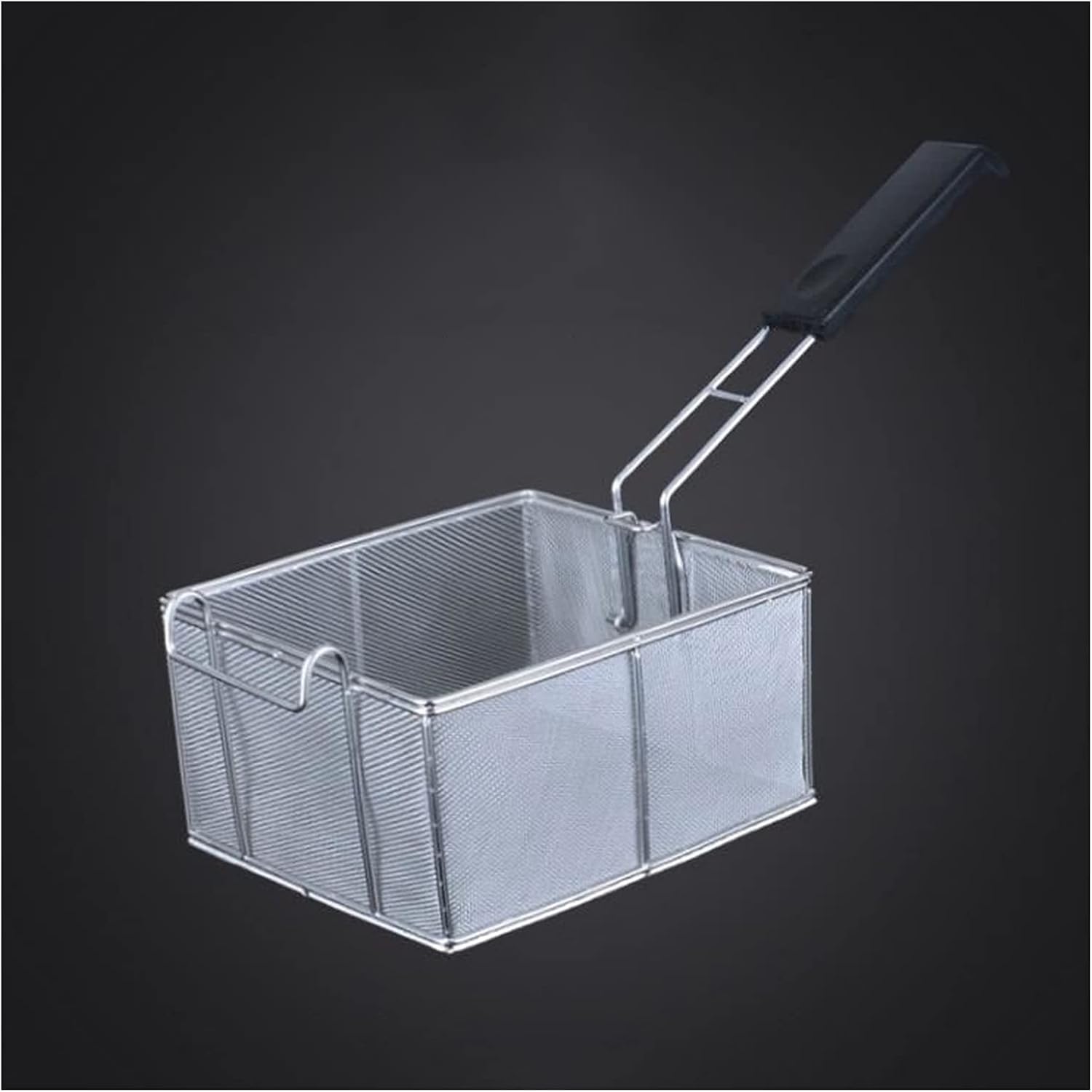 SDYdsgE chip basket， Commercial Frying Basket Stainless Steel French Fries Rectangular Snack Fry Strainer for, Chicken Nugget