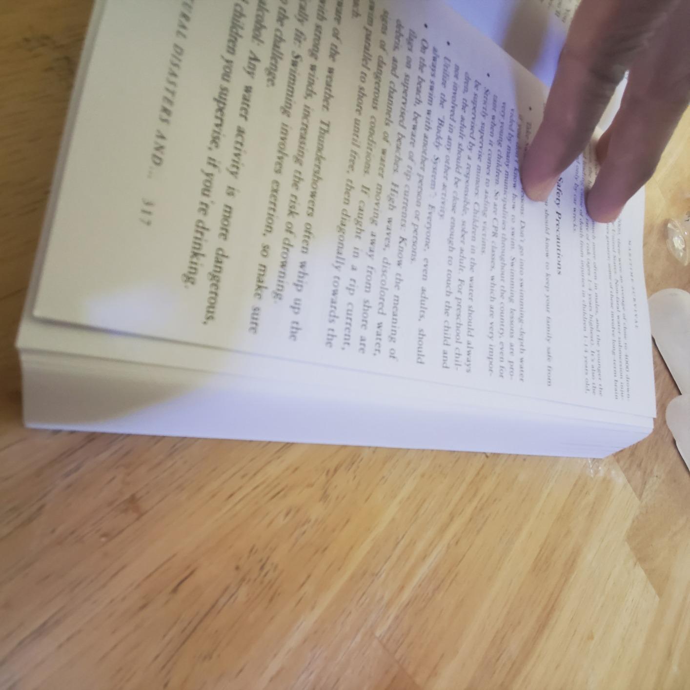 Pages not glue in/cut properly