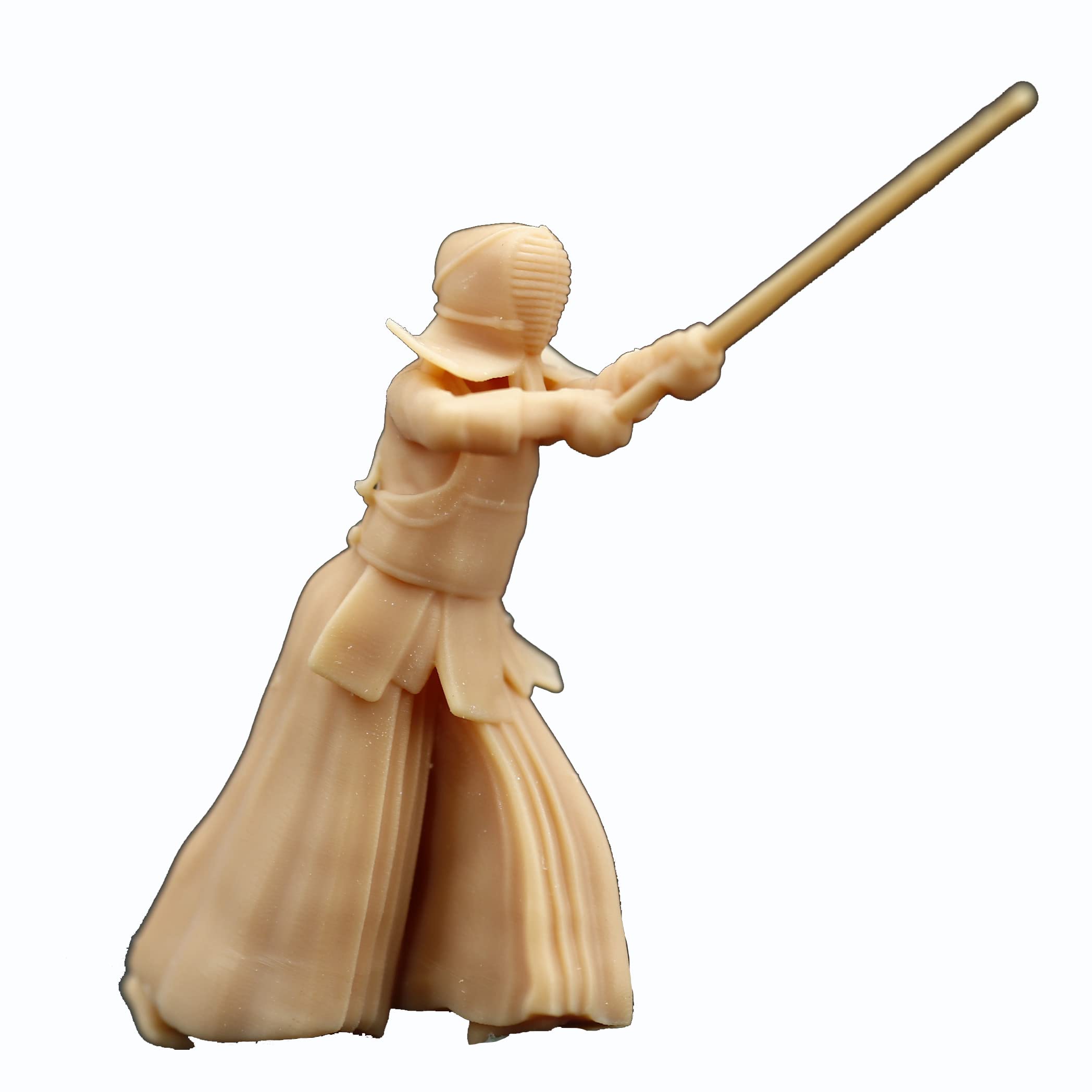 Amazon.co.jp: HAISHU 1/64フィギュア日本剣道模型白モデリングは自分