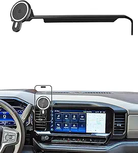 PZK Magnetic Wireless Charging Phone Mount for 2022–2026 Chevrolet Silverado 1500 / GMC Sierra 1500