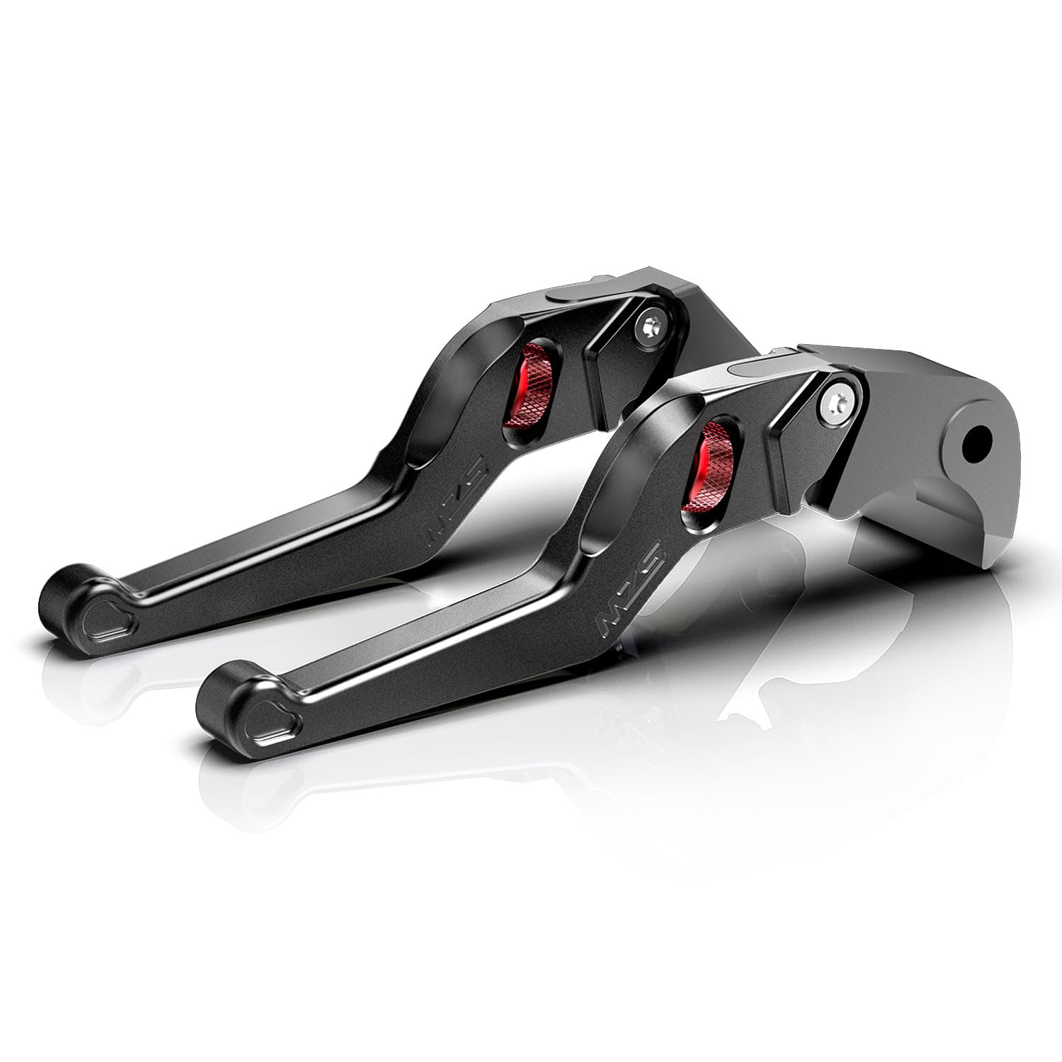 Black Motorcycle Brake Clutch Levers Wheel Adjustable Short Compatible with CMX 300 500 Rebel 17-23 / CB500F CB500X CBR500R 22-24 / Fury 09-18 / VT750 Phantom Shadow Spirit 09-19 / NC700X 12-15