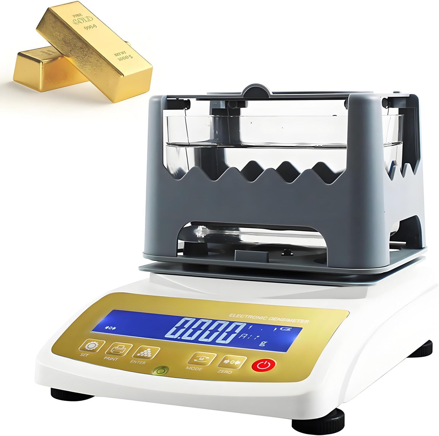 Digital Electronic Purity Tester Machine, Gold Density Meter, Purity Testing Machine, Precious Metal Authenticity, Accurately Determine Gold, Silver, Platinum Content 300K