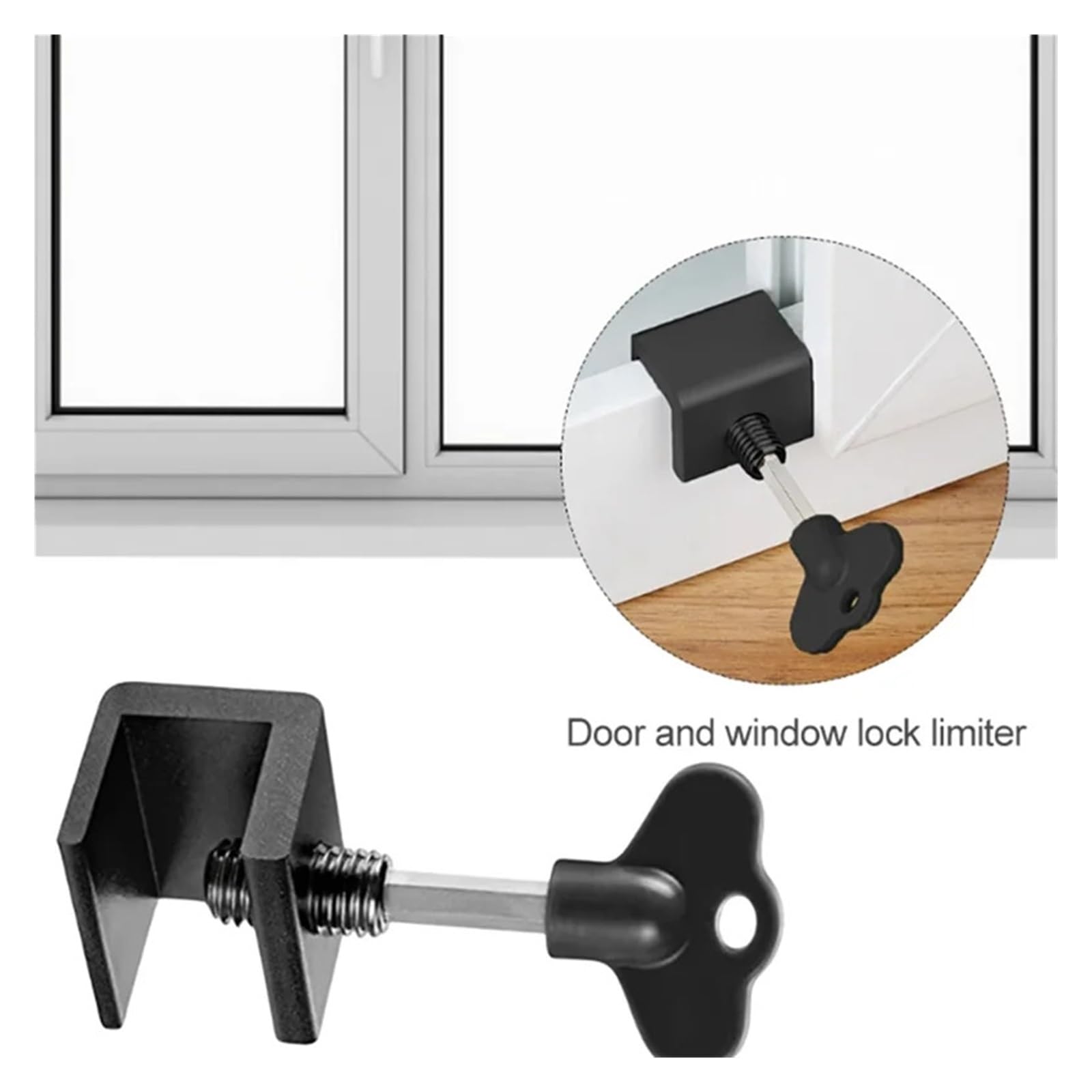 20 cerraduras de un solo orificio for puertas corredizas, seguridad for ventanas, limitadores, antirrobo for gabinetes