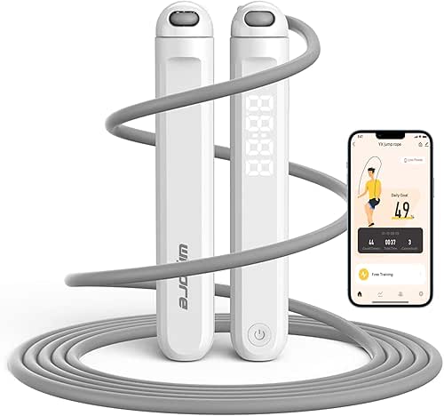 Jump Rope With Counter and App - Tangle-Free Rapid Speed
