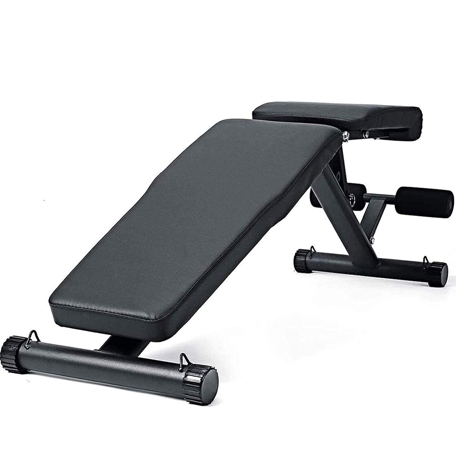 AYCDL Adjustable Exercise Bench,Weight Bench,Folding Fitness Workout Bench,for Weight Lifting Sit Up Abdominal Supine Board Flat Home Gym,Max Load 350Kg