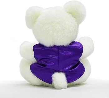Amazon.co.jp: 古希ベア【ホワイト／メッセージカード付き】紫色の
