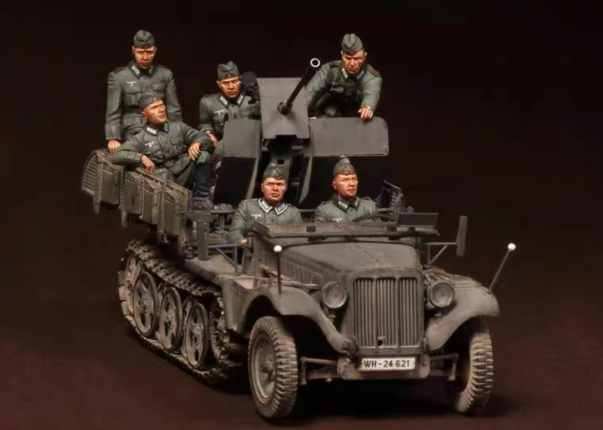 1/35 Harzfigur Modellbausätze GK 6 Figur unmontiert und unbemalt Bausatz 1182