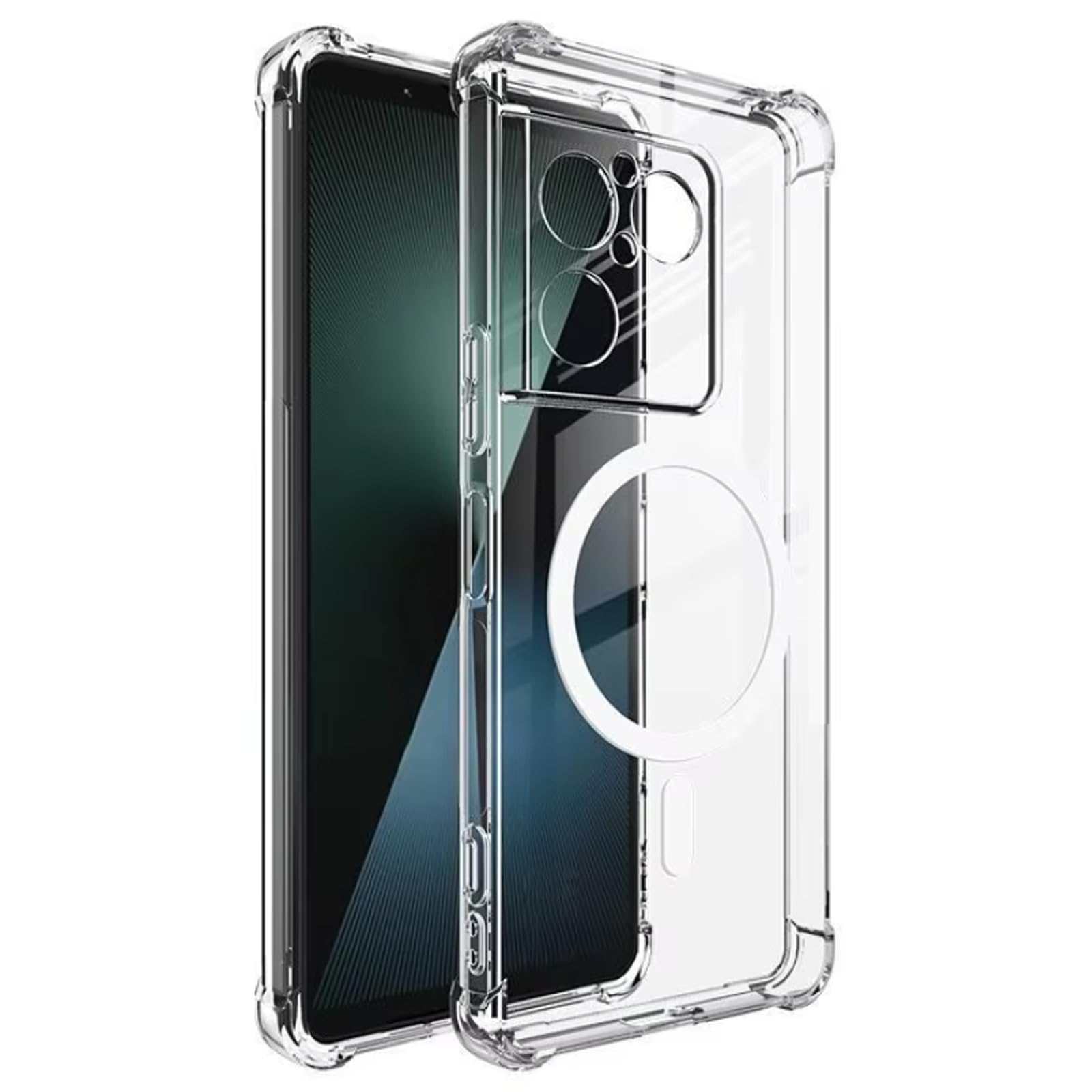 Amazon.co.jp: Lzzox for Sony Xperia 1 VIII 8th ケース クリア 磁気