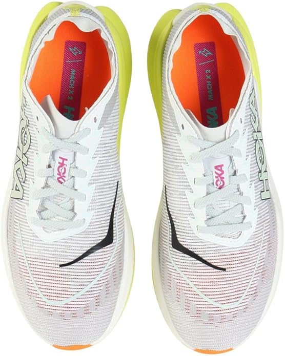 Amazon | HOKA ONE ONE(ホカ オネオネ) M MACH X 2 FROST / CITRUS