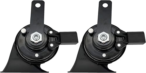 ACA Caracol - Bocina eléctrica para coche, 12 V, 2 unidades, 110 dB, altavoz de tono alto, compatible con A1 MK1 MK2 2010-2020 VW Jetta MK5 MK6